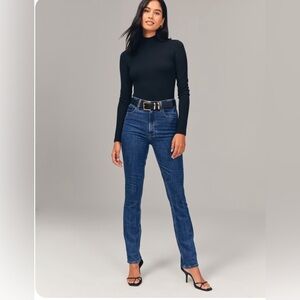 Abercrombie & fitch Ultra High Rise 90s Slim Straight Jean